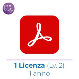 Acrobat Pro Dc For Teams - Rinnovo Vip Edu - Named ( Licenza per Utente) 1 Licenza - Livello...