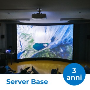 Arena Cinema Immersiva Curva - Licenze 3 ANNI e MediaServer BASE - Installazione Standard Inclusa