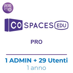 Cospaces Licenza Pro Senza Add-Ons 1 Admin + 29 Additional Posti/Utenti 1 Anno