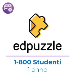 Edpuzzle Pro School per 1 anno - fascia da 1/800 studenti - scuola pubblica o paritaria