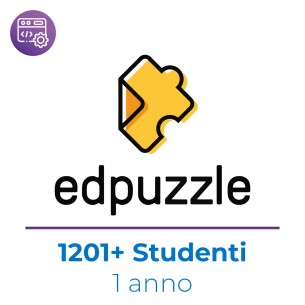 Edpuzzle Pro School per 1 anno - fascia da 1201 o più studenti – scuola pubblica o paritaria