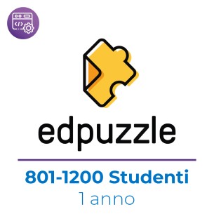 Edpuzzle Pro School per 1 anno - fascia da 800/1200 studenti – scuola pubblica o paritaria