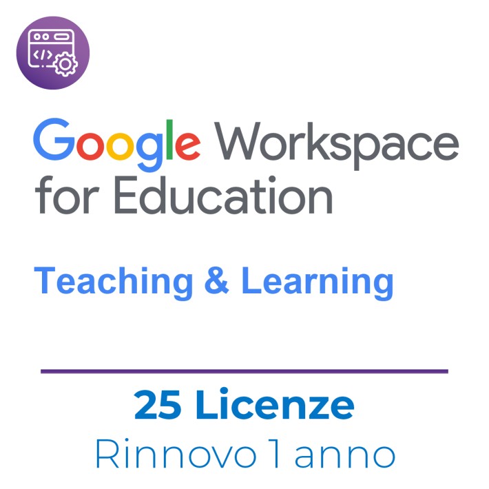 Kit Google Education 25 Licenze Teaching & Learning – Rinnovo - Comprensivo di ausilio per...