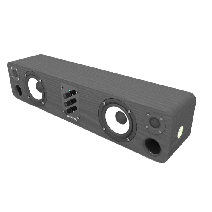 Soundbar ECO SB9 Preamplificata 80W - Colore Nero - Con uscita Audio per Collegamento ad Altre Casse