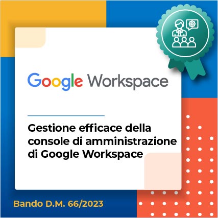 Grafica dedicata alla formazione C2 Group sulla console di amministrazione Google Workspace