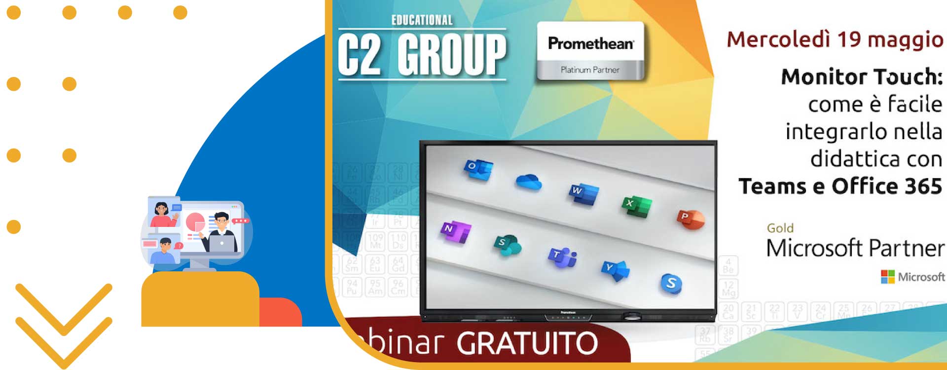 C2 Group, Piano Scuola 4.0 – Formazione Monitor Digitali Interattivi Promethean