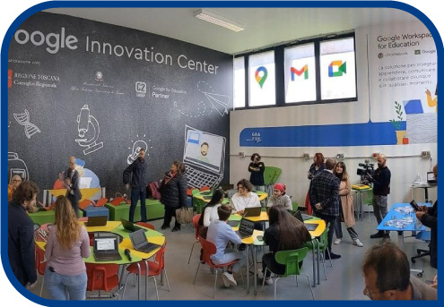 Innovation Center in ambiente Google in Italia al Liceo artistico, coreutico e scientifico Piero della Francesca di Arezzo