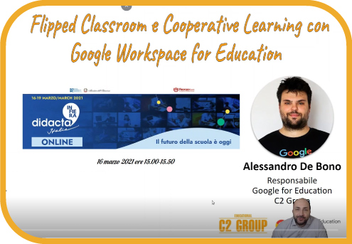 Webinar – Flipped Classroom e cooperative learning con Google Workspace for Education