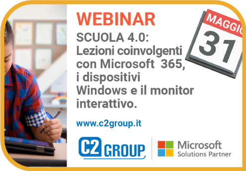 SCUOLA 4.0: Lezioni coinvolgenti con Microsoft 365, i dispositivi Windows e il monitor interattivo